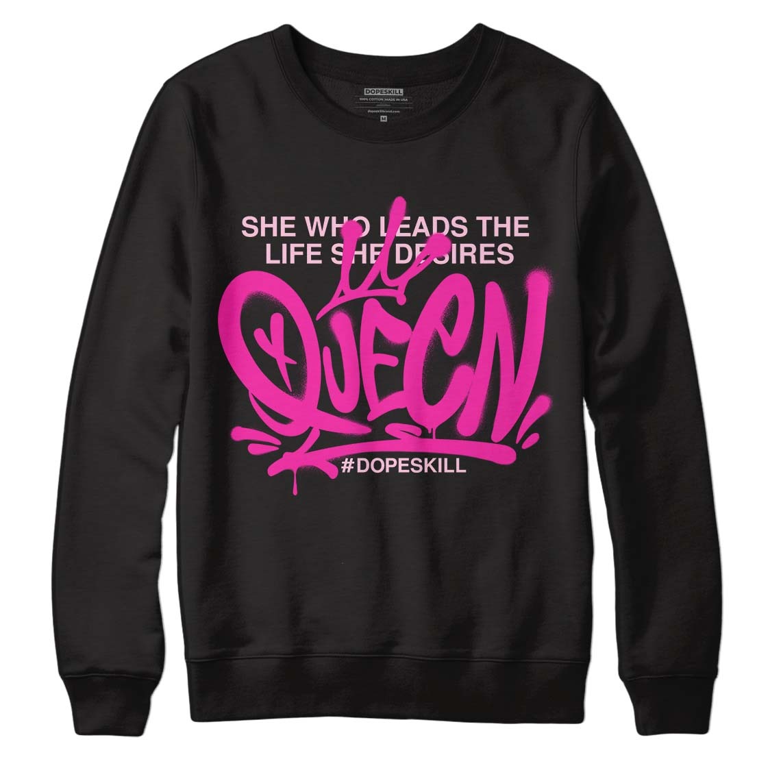 Triple Pink Dunk Low DopeSkill Sweatshirt Queen Graphic