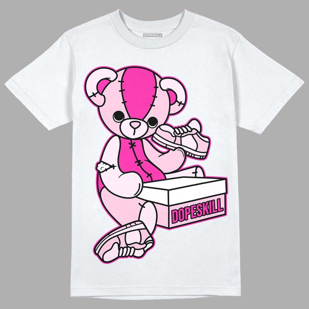 Triple Pink Dunk Low DopeSkill T-Shirt Sneakerhead BEAR Graphic