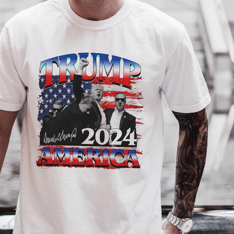 Trum 2024 Take America Back 2024 Unisex Shirt, Trum 2024 Shirt, American Eagle USA Flag Shirt, Trum 2024 Shirt, Gift For Women and Man Unisex Shirt
