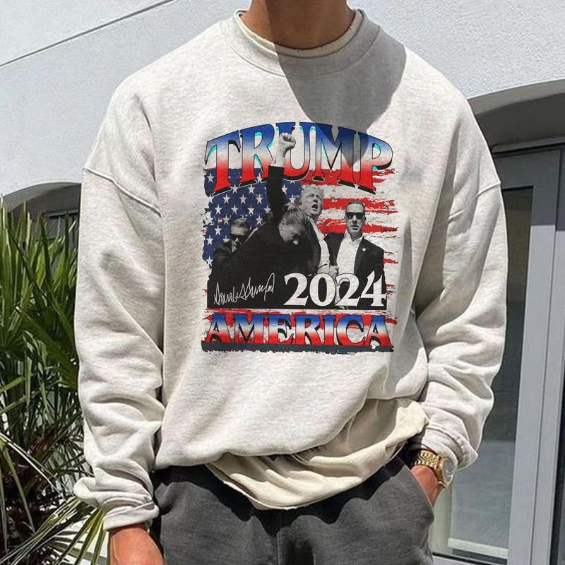 Trum 2024 Take America Back 2024 Unisex Shirt, Trum 2024 Shirt, American Eagle USA Flag Shirt, Trum 2024 Shirt, Gift For Women and Man Unisex Shirt