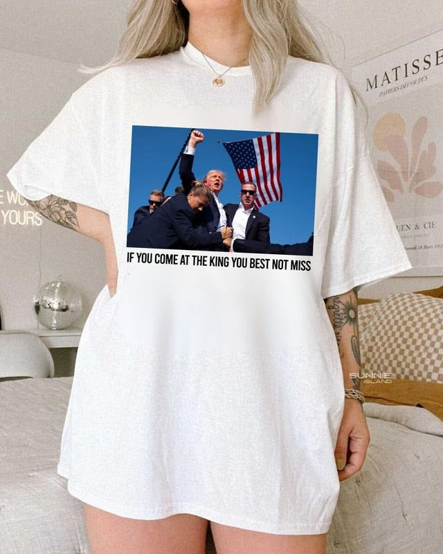 Trump shirt, trump 2024, trump not today 2024 Sweatshirt-Hoodie-Unisextee style 006