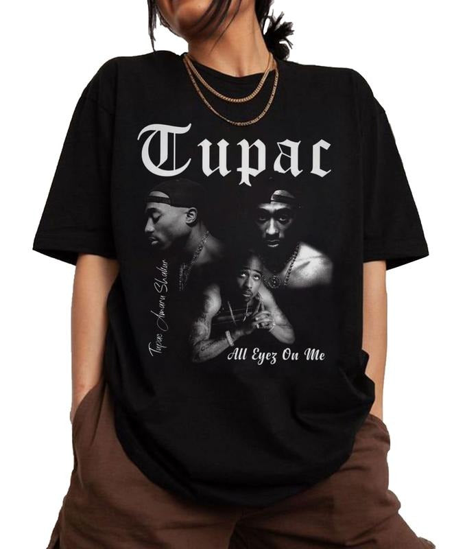Tupac All Eyez On Me Shirt, Vintage Tupac Shakur Shirt, 2Pac 90s Shirt, 2Pac Shakur Shirt, Vintage 90s Bootleg Tupac Shirt, 90s Merch, Hip Hop 90s Shirt, Hip Hop Legends Shirt, Rapper Merch Shirt, 2pac Graphic Tee