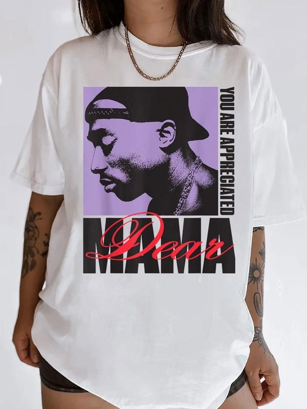Tupac Dear Mama Shirt, Vintage Tupac Shakur Shirt, 2Pac 90s Shirt, 2Pac Shakur Shirt, Vintage 90s Bootleg Tupac Shirt, 90s Merch, Hip Hop 90s Shirt, Hip Hop Legends Shirt, Rapper Merch Shirt, 2pac Graphic Tee style 001