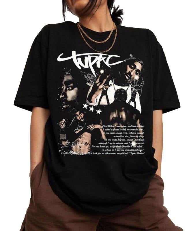 Tupac Graphic Tees, Vintage Tupac Shakur Shirt, Tupac Shirt, 2Pac Shirts, Vintage 90s Bootleg Tupac Shirt, 90s Merch, Hip Hop 90s Shirt, Hip Hop Legends Shirt, Rapper Merch Shirt, 2pac Graphic Tee, Tupac Thug life Tshirt style 001