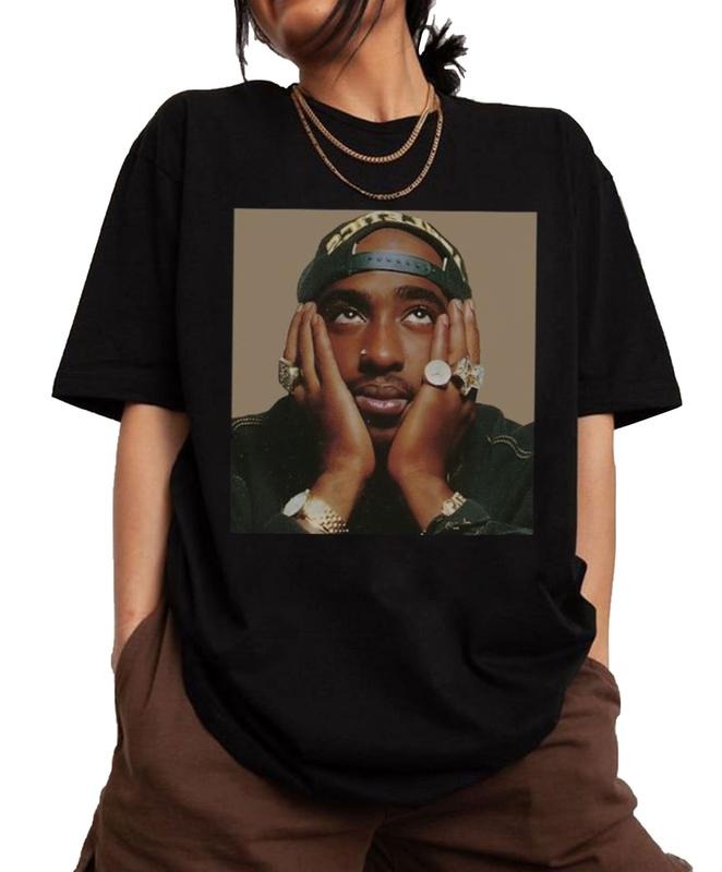 Tupac Shakur Vintage Shirt, 2Pac 90s Shirt, 2Pac Shakur Shirt, Vintage 90s Bootleg Tupac Shirt, 90s Merch, Rapper Shirt, Hip Hop 90s Shirt, Hip Hop Legends Shirt, Rapper Merch, Rapper Shirt, Gift For Fan style 001