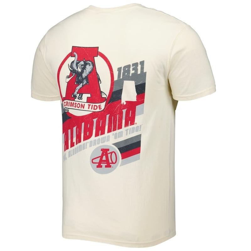 Unisex Alabama Crimson Tide Vault Vintage T-Shirt, NCAA Alabama University Shirt, Classic Fit Unisex Men Women Tee