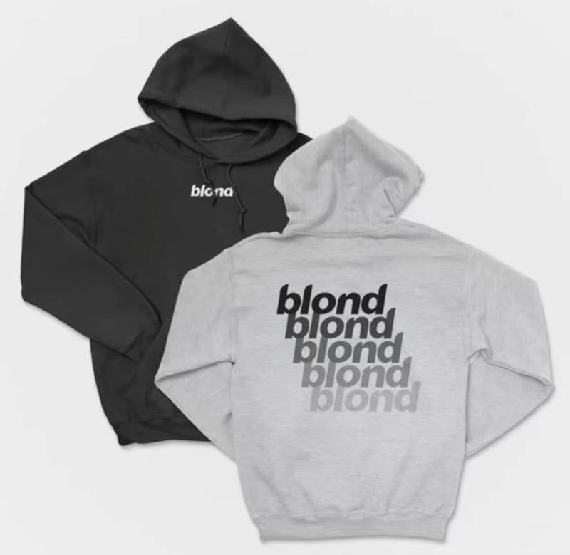 Unisex Blond Frank Hoodie, Blonde Unisex Hoodie, Blond Hoodie, Frank Blond Hoodie
