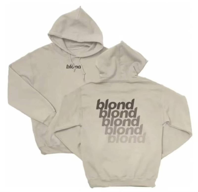 Unisex Blond Frank Hoodie, Blonde Unisex Hoodie, Blond Hoodie, Frank Blond Hoodie