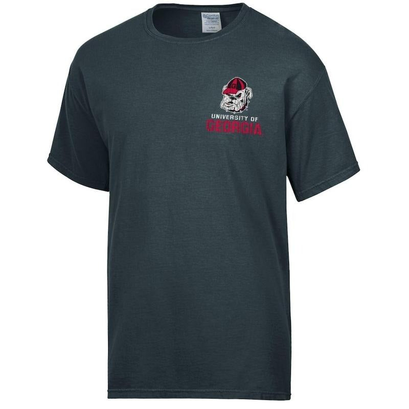 Unisex Georgia Bulldogs Vintage Logo T-Shirt, NCAA University of Georgia Shirt, Classic Fit Unisex Men Women Tee