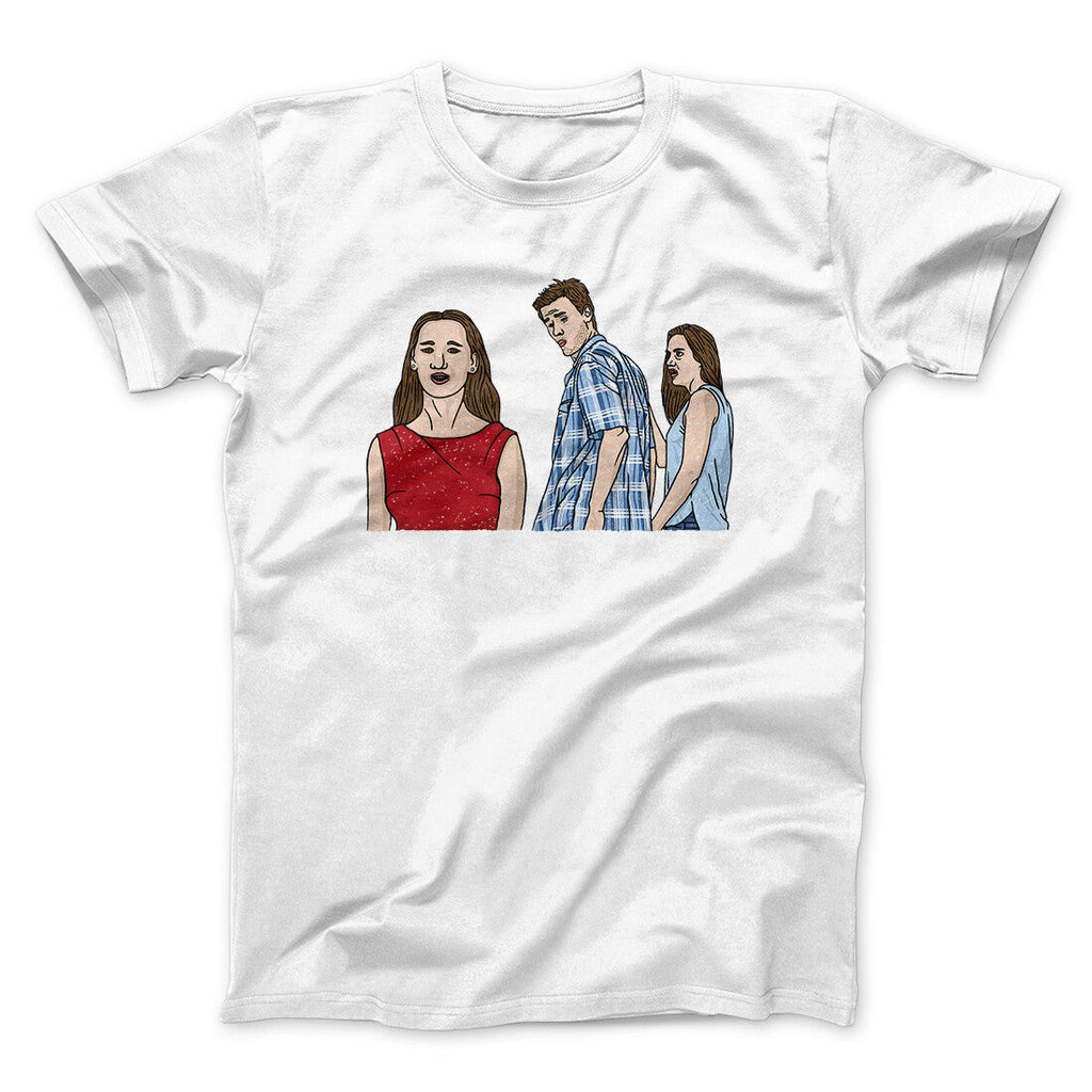 Distracted Boyfriend Meme Funny Men/Unisex T-Shirt