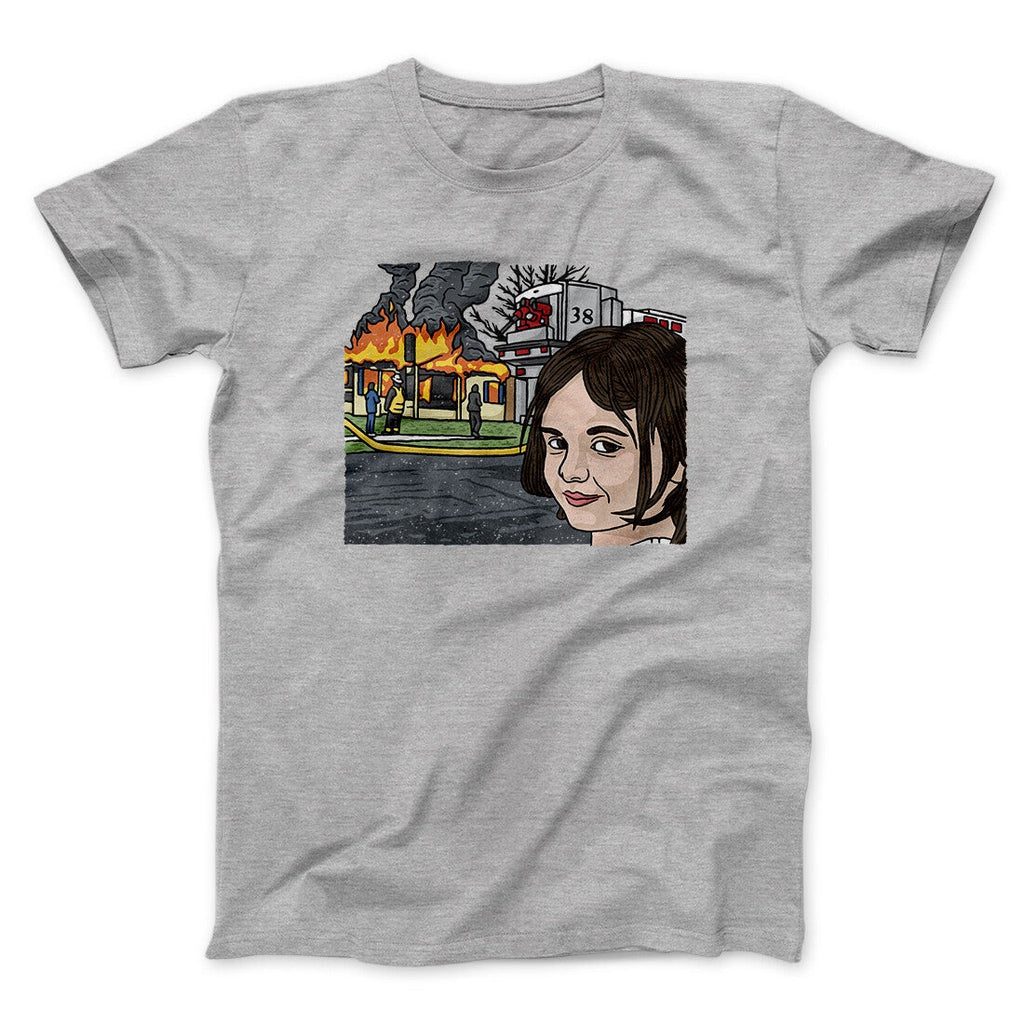 Disaster Girl Meme Funny Men/Unisex T-Shirt