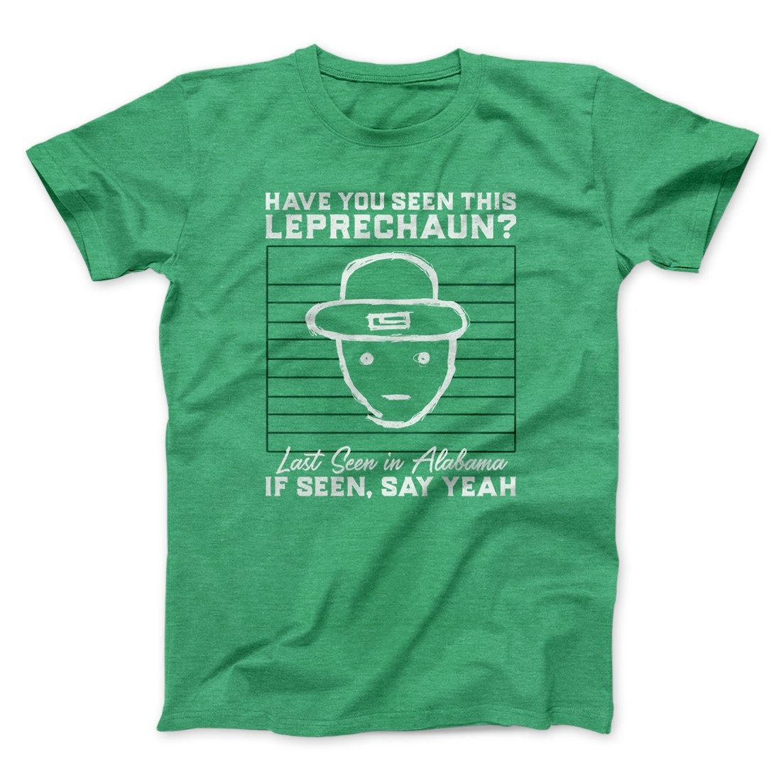 Alabama Leprechaun Amateur Sketch Men/Unisex T-Shirt