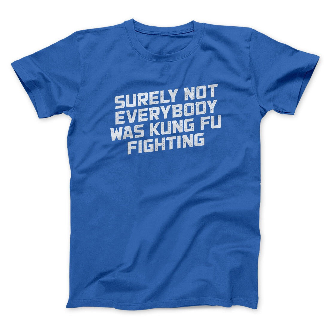 Surely Not Everyone Was Kung Fu Fighting Funny Men/Unisex T-Shirt