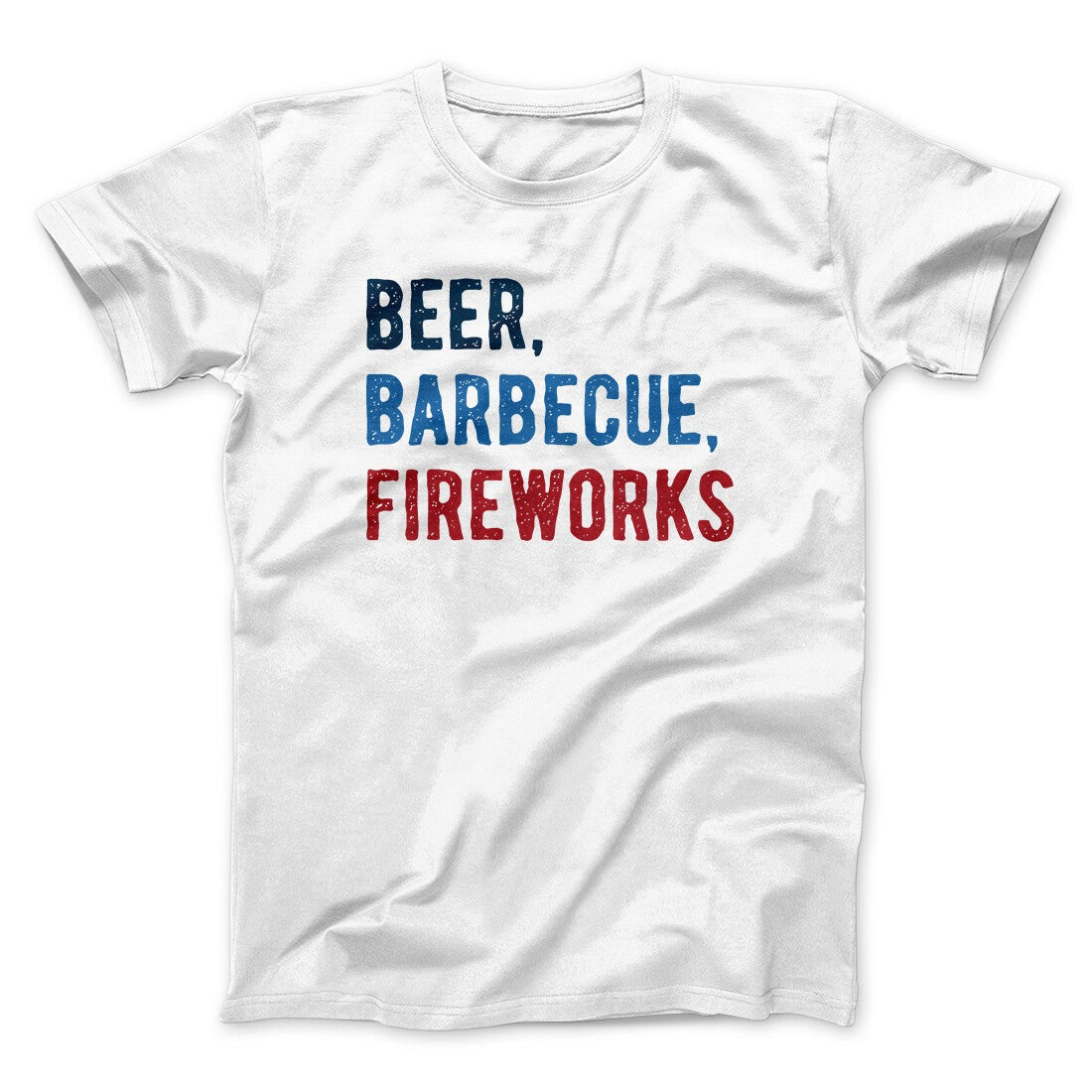 Beer, Barbecue, Fireworks Men/Unisex T-Shirt