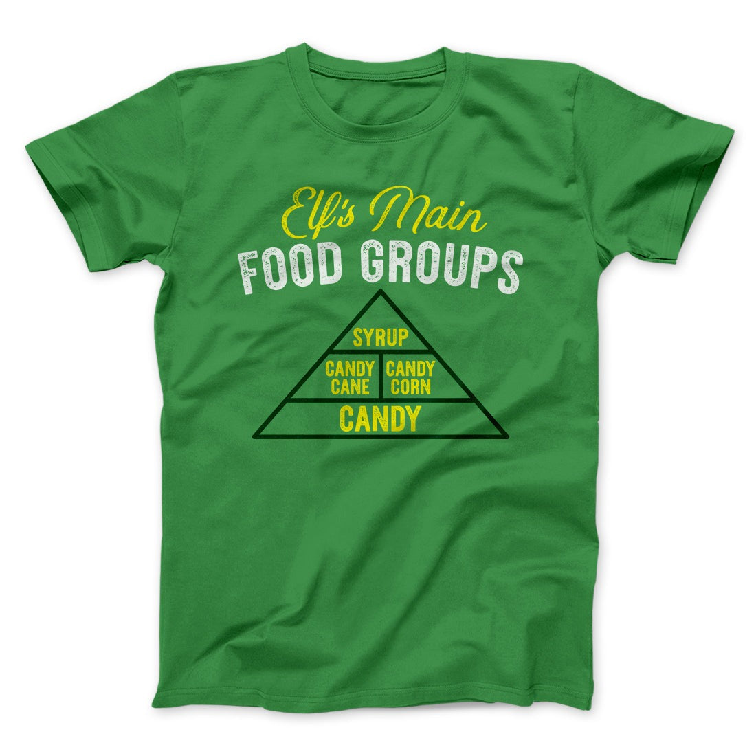 Elf Main Food Groups Funny Movie Men/Unisex T-Shirt