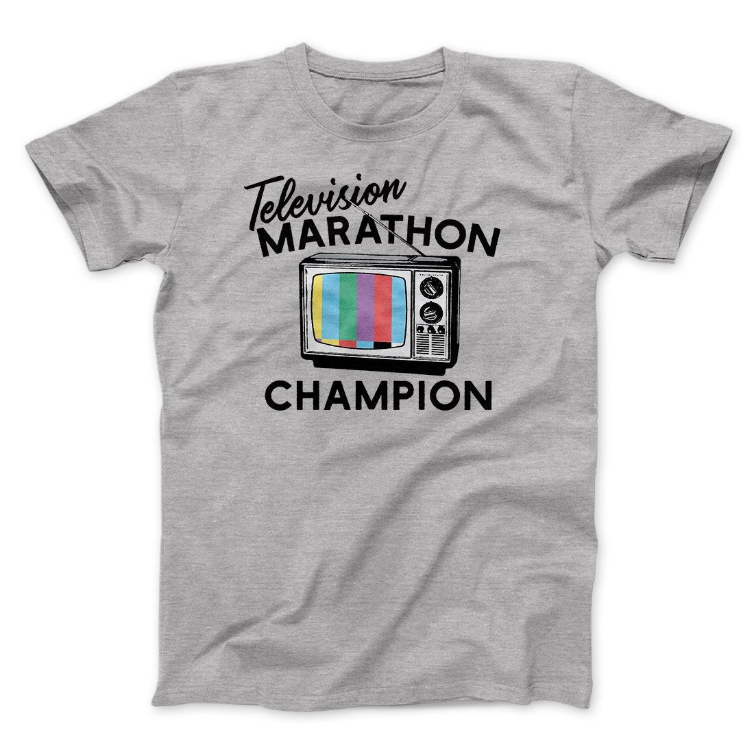 Television Marathon Champion Funny Movie Men/Unisex T-Shirt