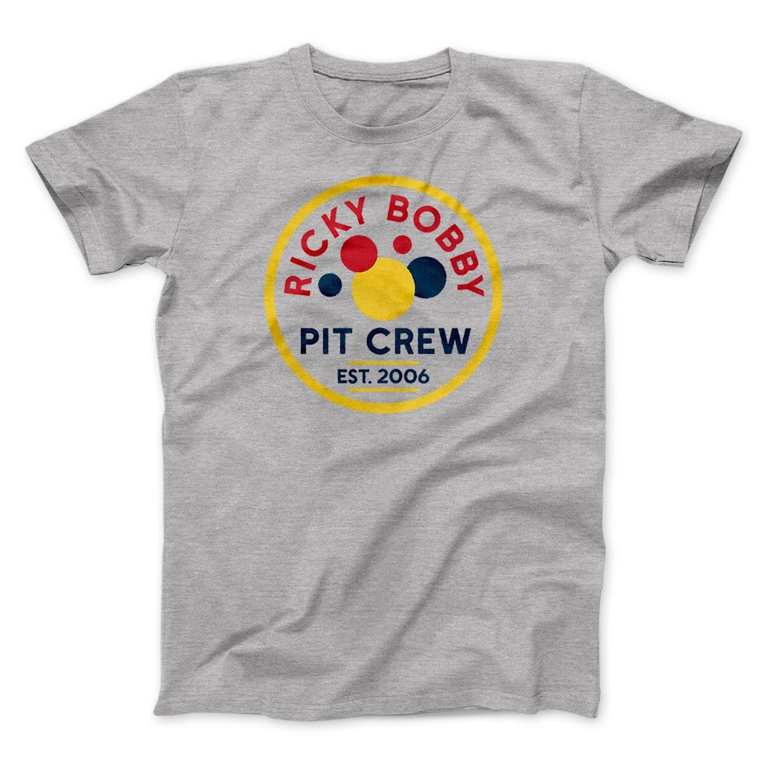 Ricky Bobby Pit Crew Funny Movie Men/Unisex T-Shirt