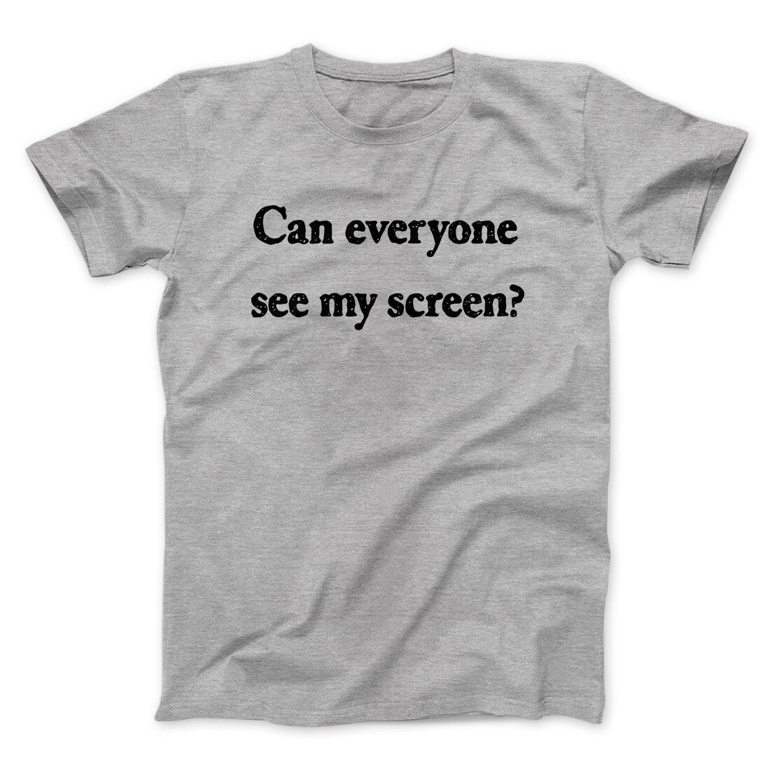 Can Everyone See My Screen Funny Men/Unisex T-Shirt