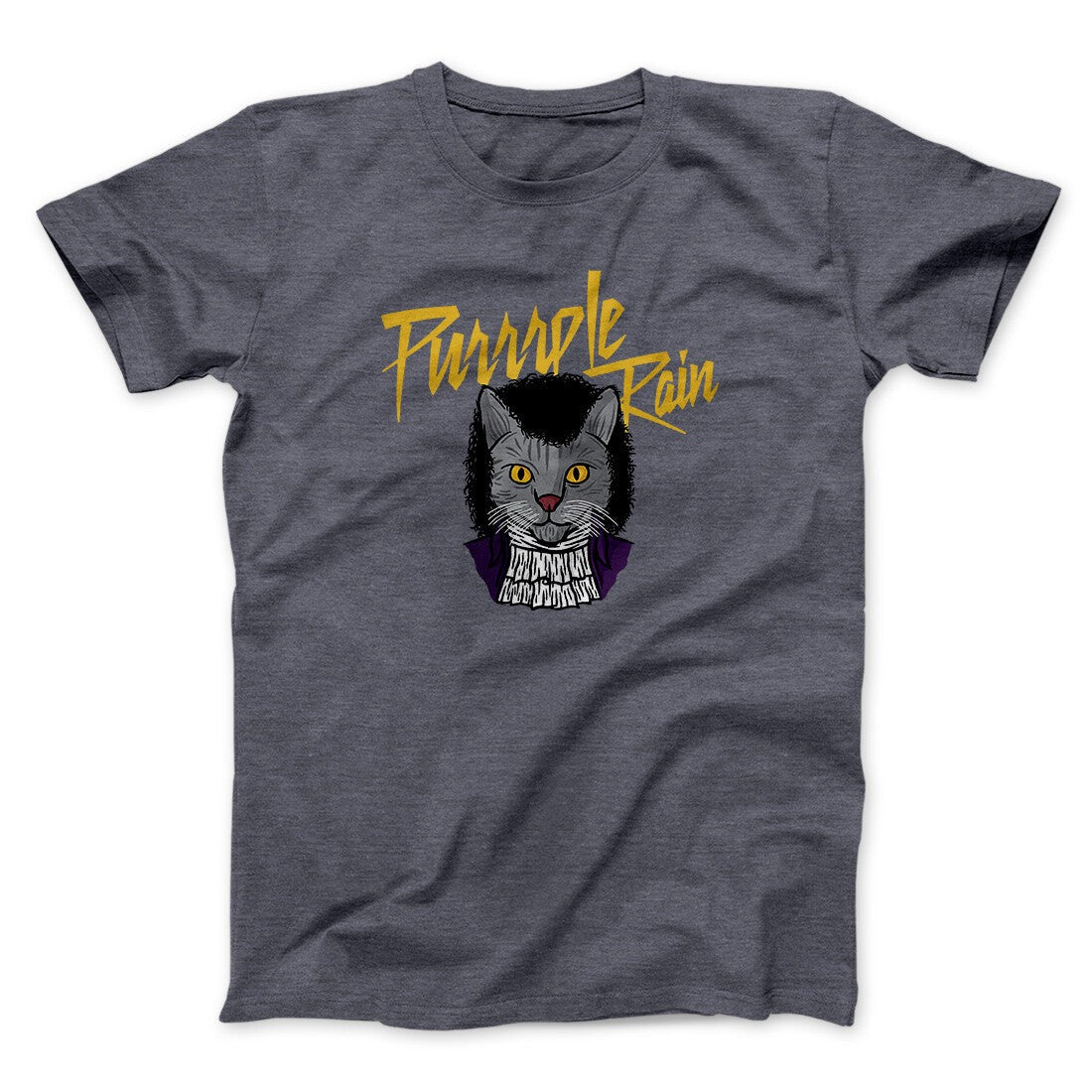 Purrrple Rain Men/Unisex T-Shirt