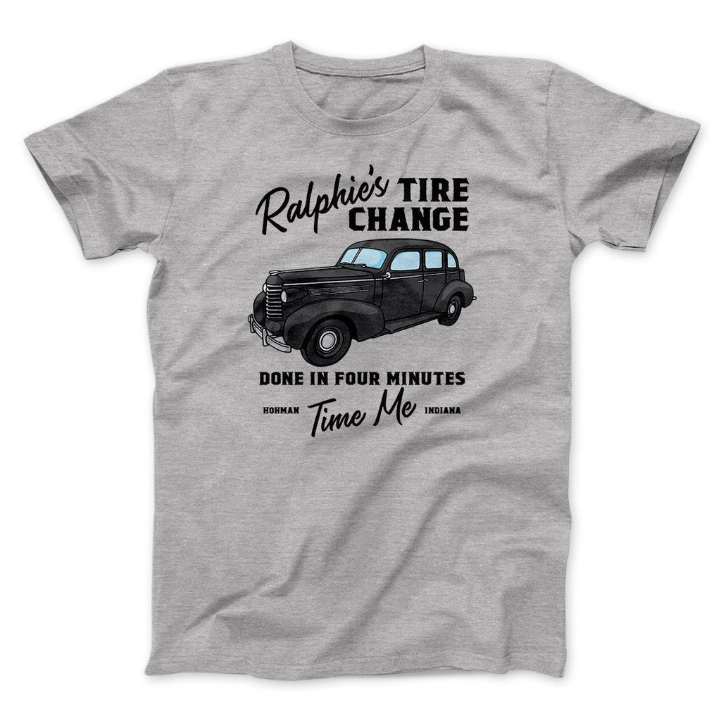Ralphie's Tire Change Funny Movie Men/Unisex T-Shirt