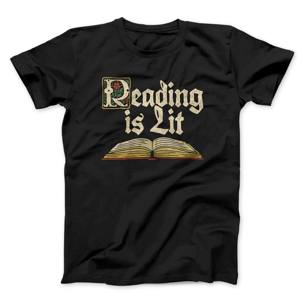 Reading Is Lit Men/Unisex T-Shirt