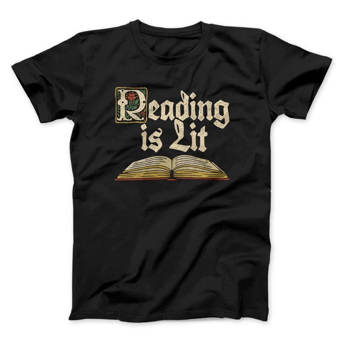 Reading Is Lit Men/Unisex T-Shirt
