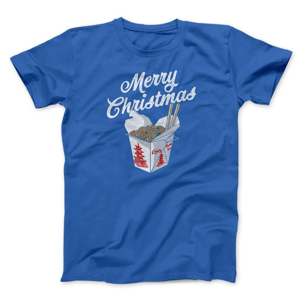 Merry Christmas Takeout Funny Hanukkah Men/Unisex T-Shirt