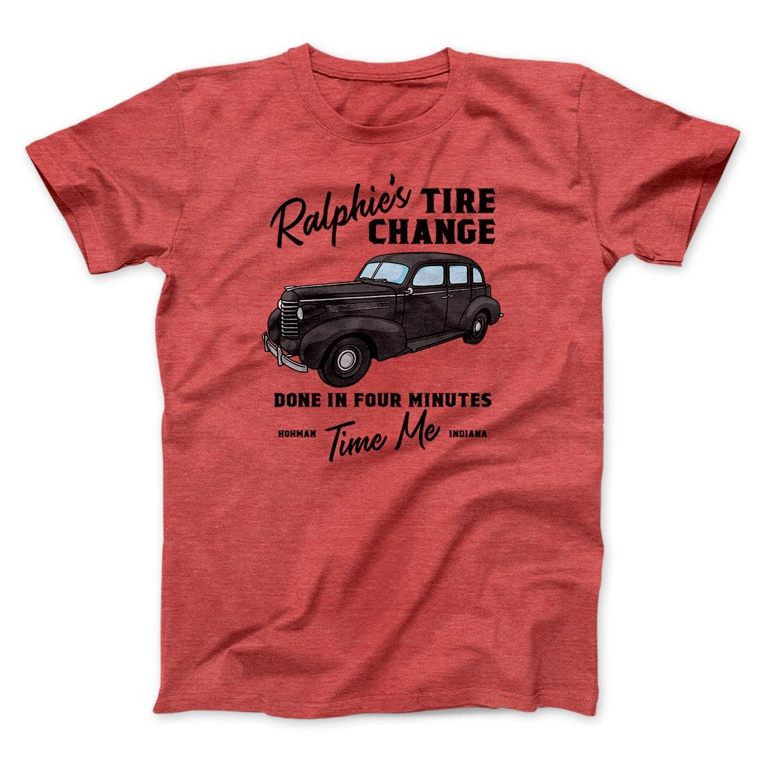 Ralphie's Tire Change Funny Movie Men/Unisex T-Shirt