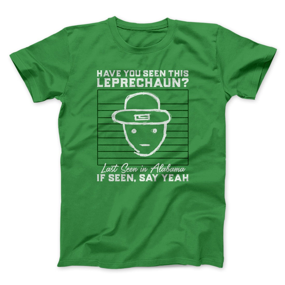 Alabama Leprechaun Amateur Sketch Men/Unisex T-Shirt