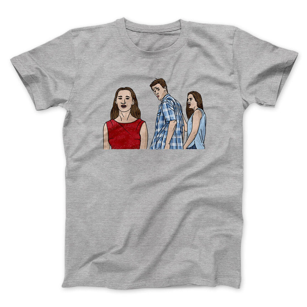Distracted Boyfriend Meme Funny Men/Unisex T-Shirt