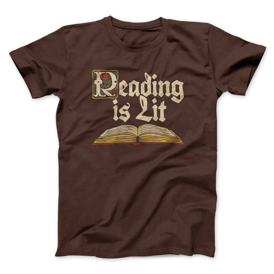 Reading Is Lit Men/Unisex T-Shirt
