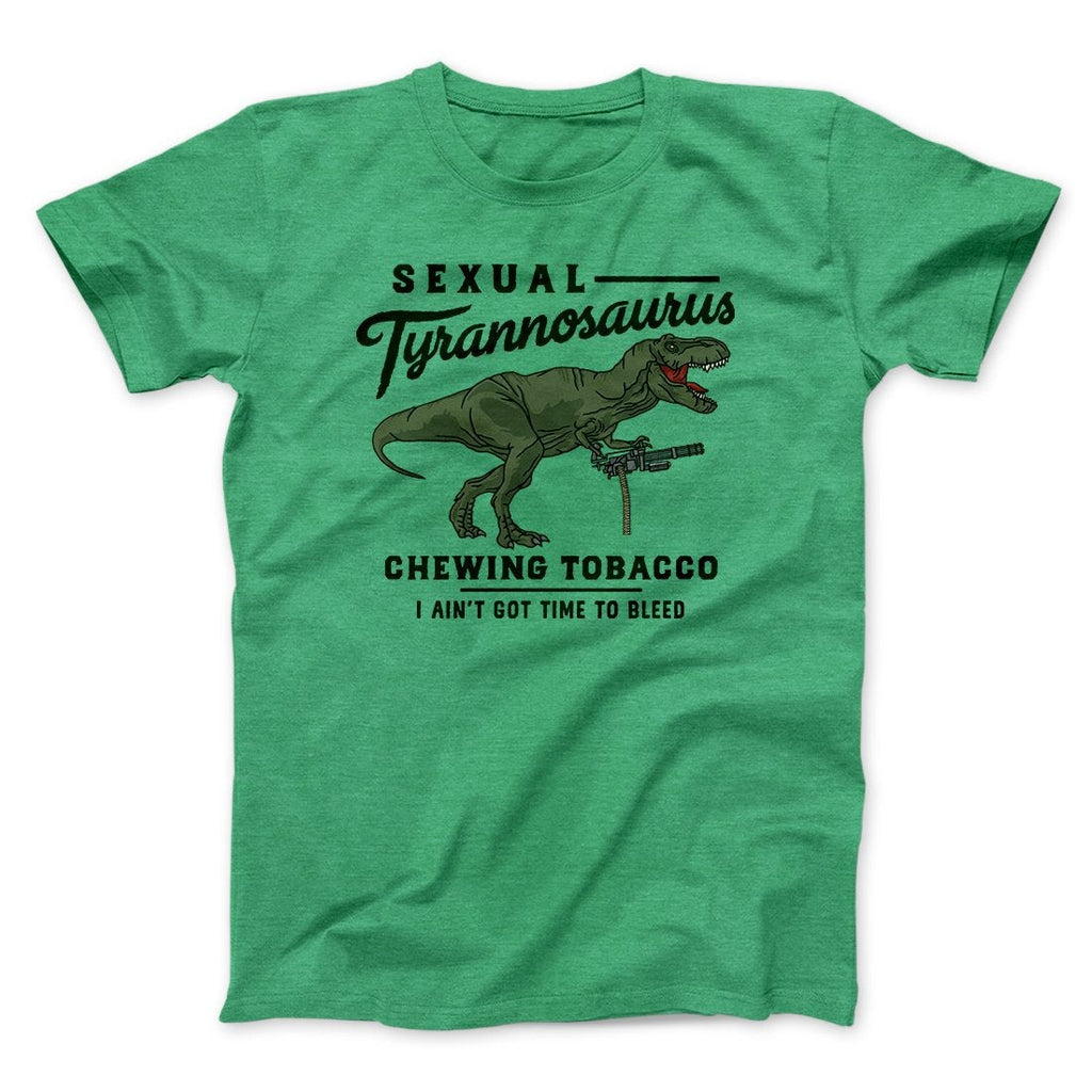 Sexual Tyrannosaurus Chewing Tobacco Funny Movie Men/Unisex T-Shirt