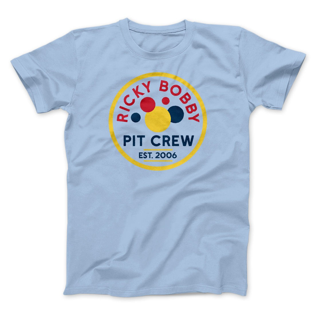 Ricky Bobby Pit Crew Funny Movie Men/Unisex T-Shirt