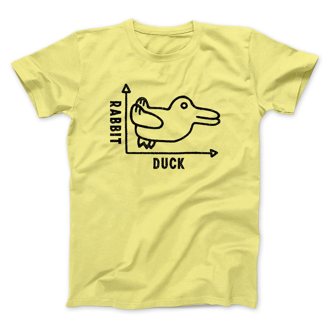Rabbit Duck Graph Men/Unisex T-Shirt