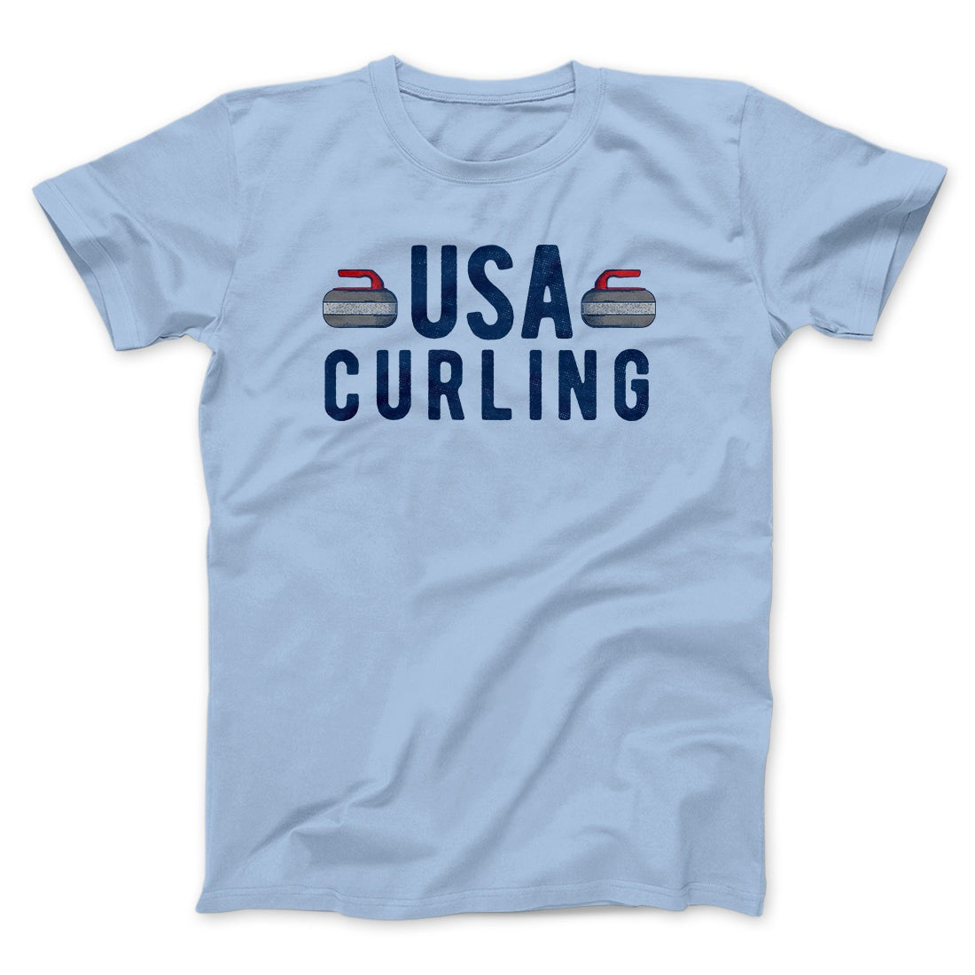 USA Curling Men/Unisex T-Shirt