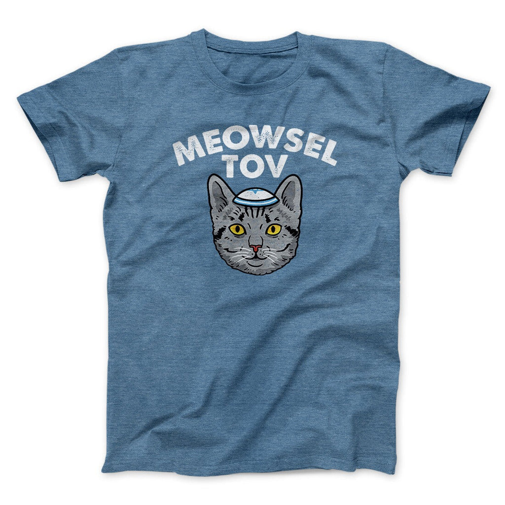 Meowsel Tov Funny Hanukkah Men/Unisex T-Shirt