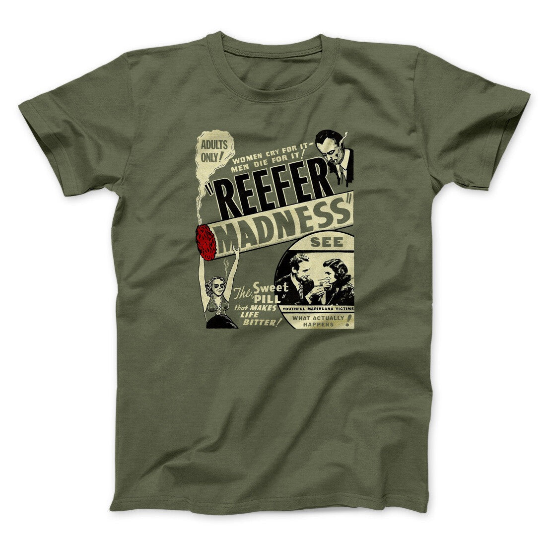 Reefer Madness Funny Movie Men/Unisex T-Shirt