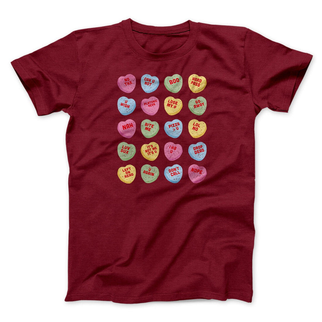 Candy Heart Anti-Valentines Men/Unisex T-Shirt