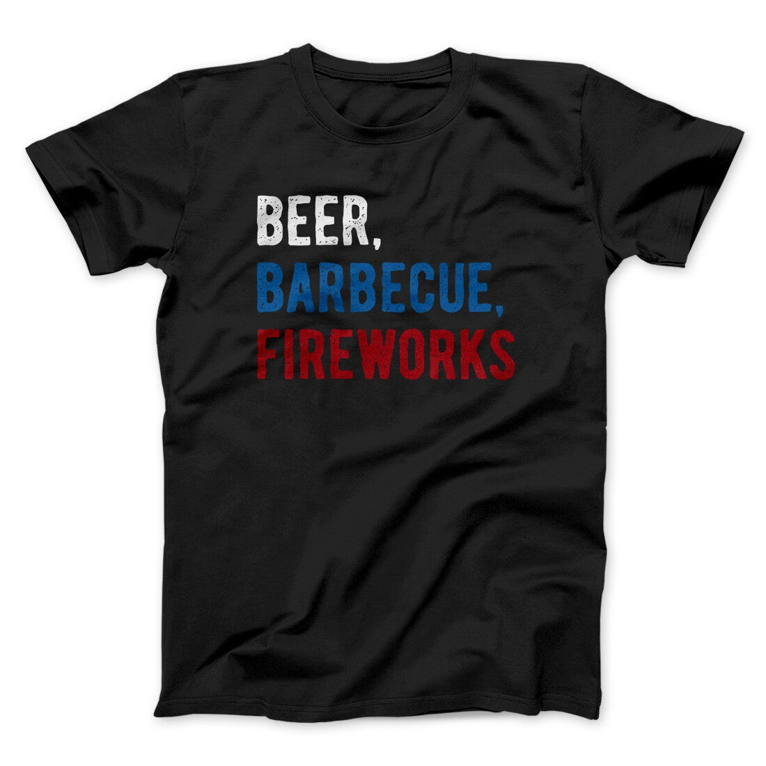 Beer, Barbecue, Fireworks Men/Unisex T-Shirt
