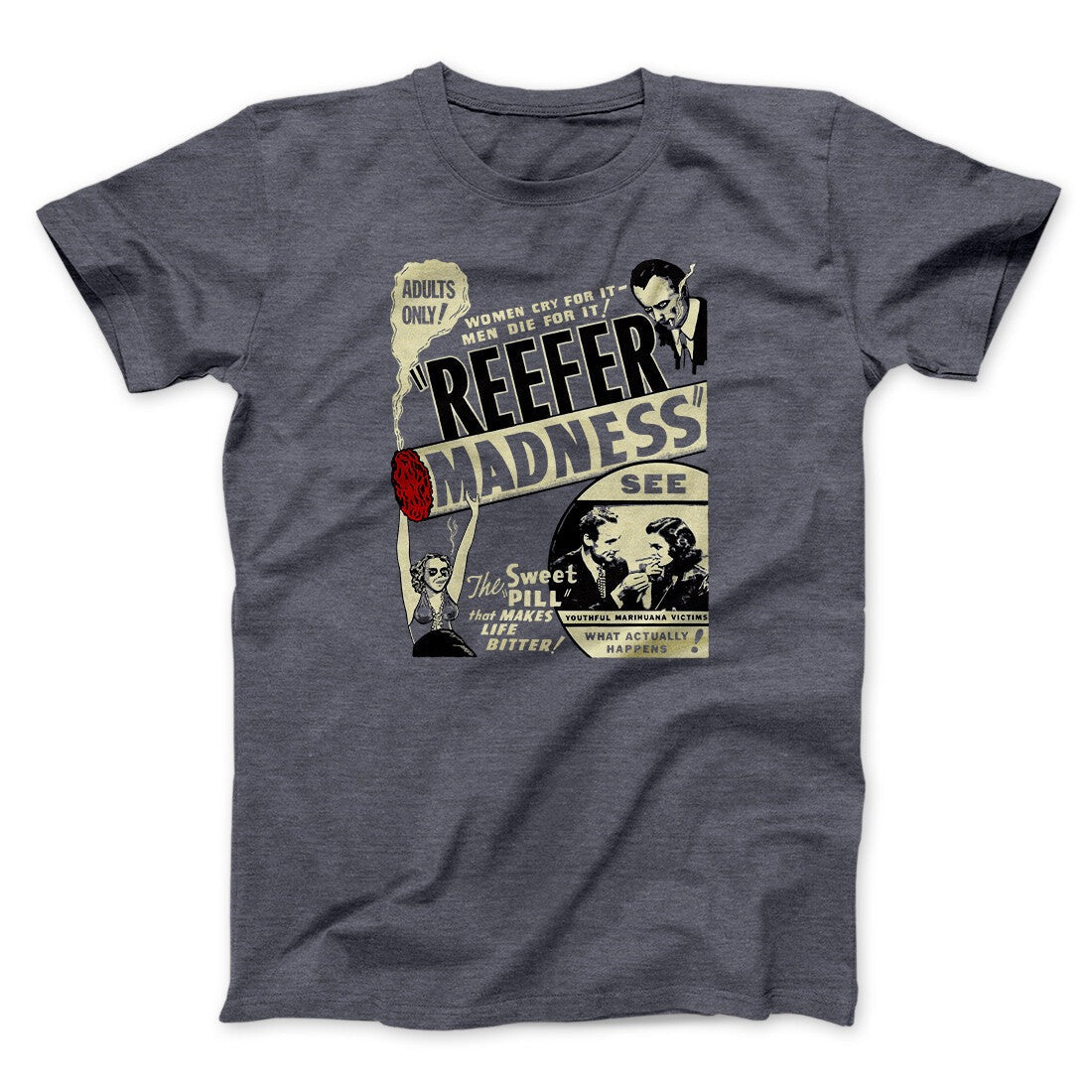Reefer Madness Funny Movie Men/Unisex T-Shirt