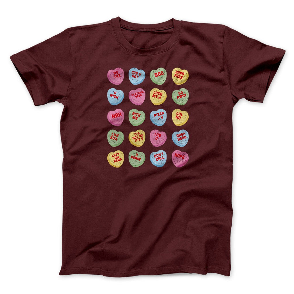 Candy Heart Anti-Valentines Men/Unisex T-Shirt
