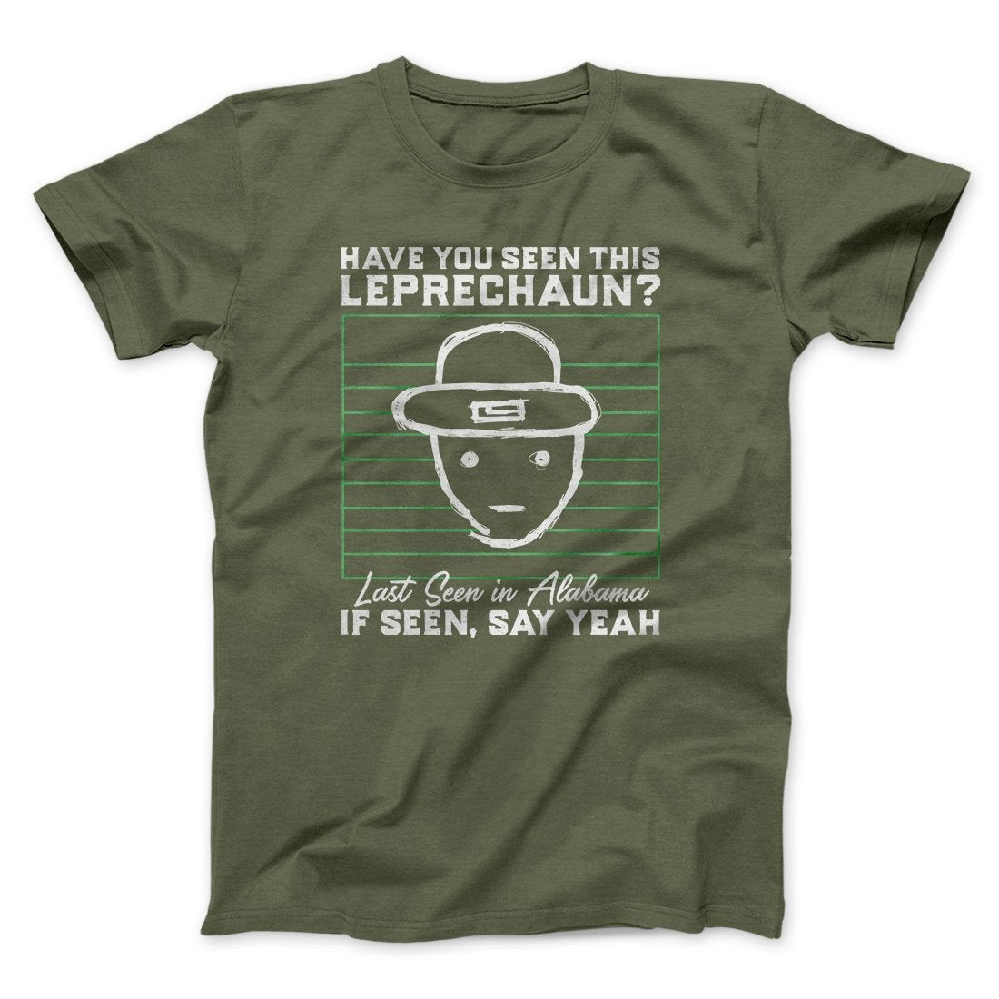 Alabama Leprechaun Amateur Sketch Men/Unisex T-Shirt