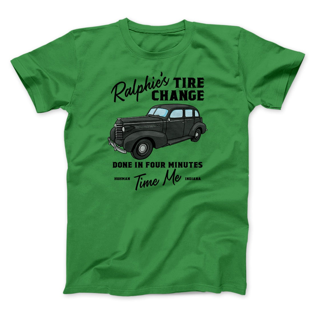 Ralphie's Tire Change Funny Movie Men/Unisex T-Shirt