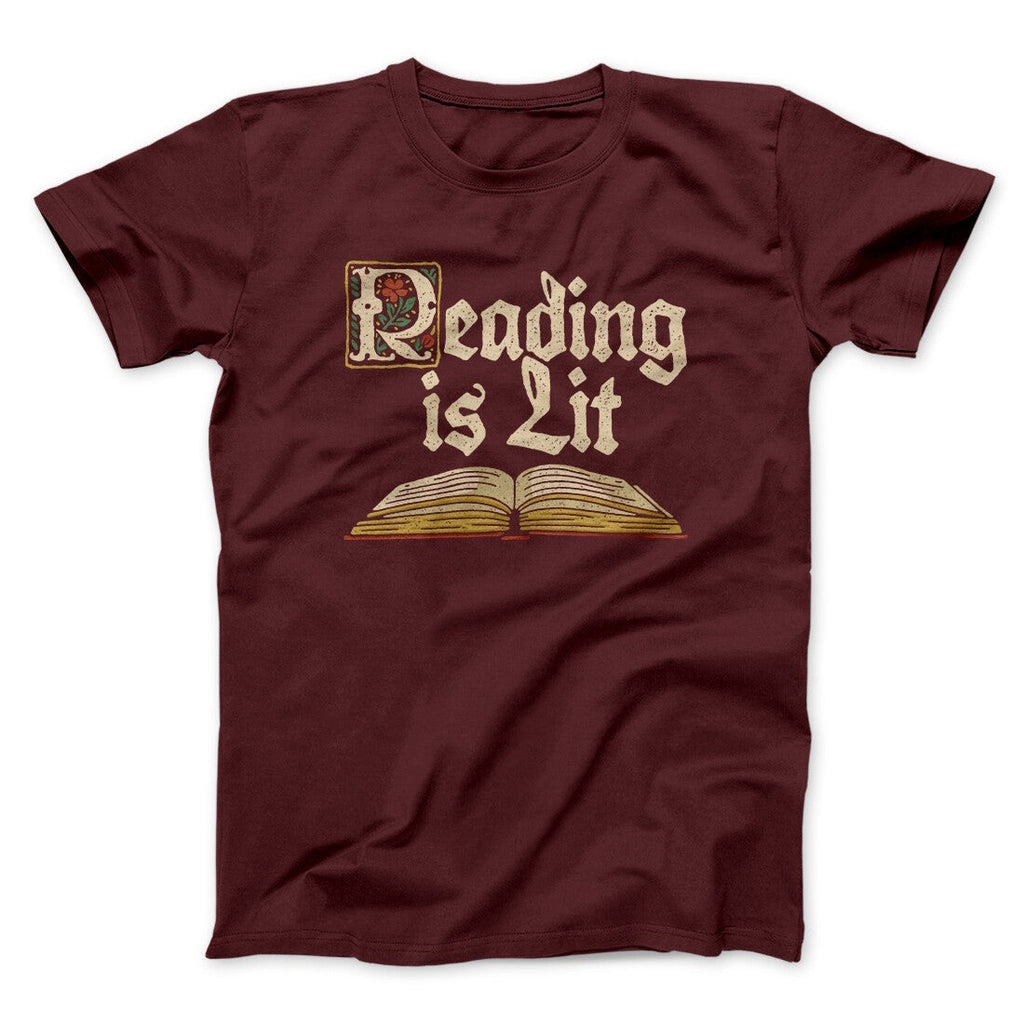 Reading Is Lit Men/Unisex T-Shirt