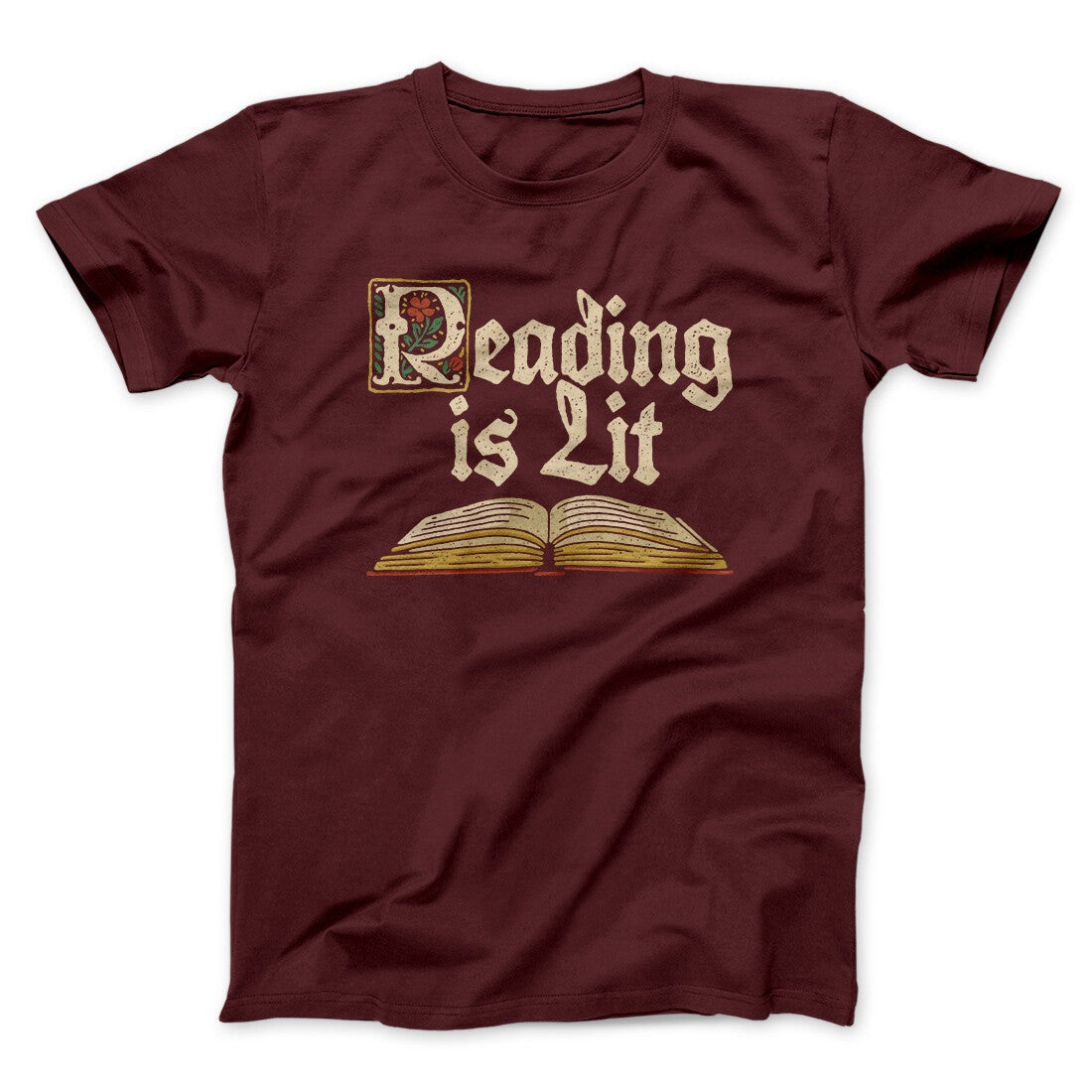 Reading Is Lit Men/Unisex T-Shirt