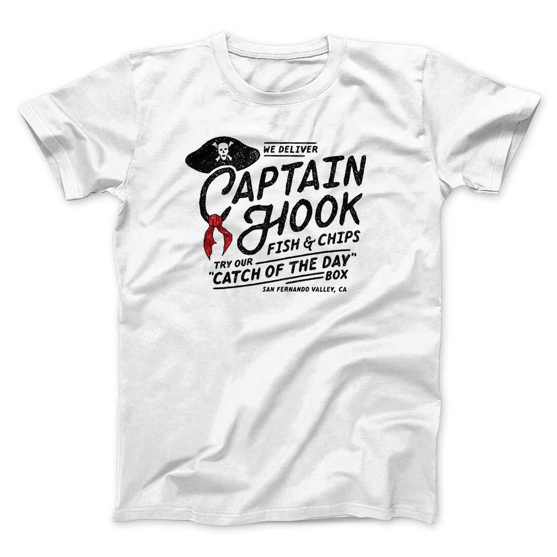 Captain Hook Fish And Chips Funny Movie Men/Unisex T-Shirt