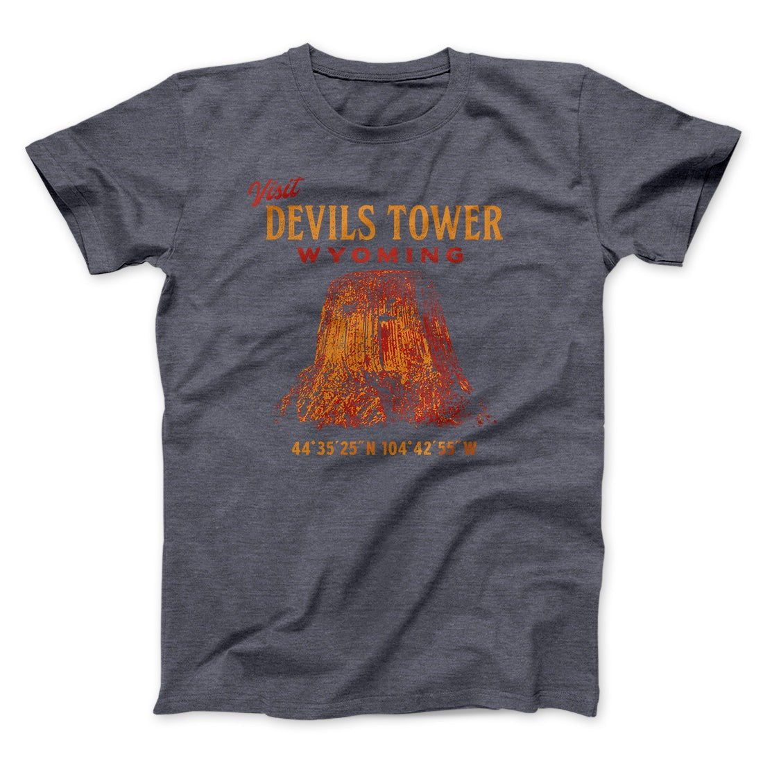 Visit Devils Tower Funny Movie Men/Unisex T-Shirt