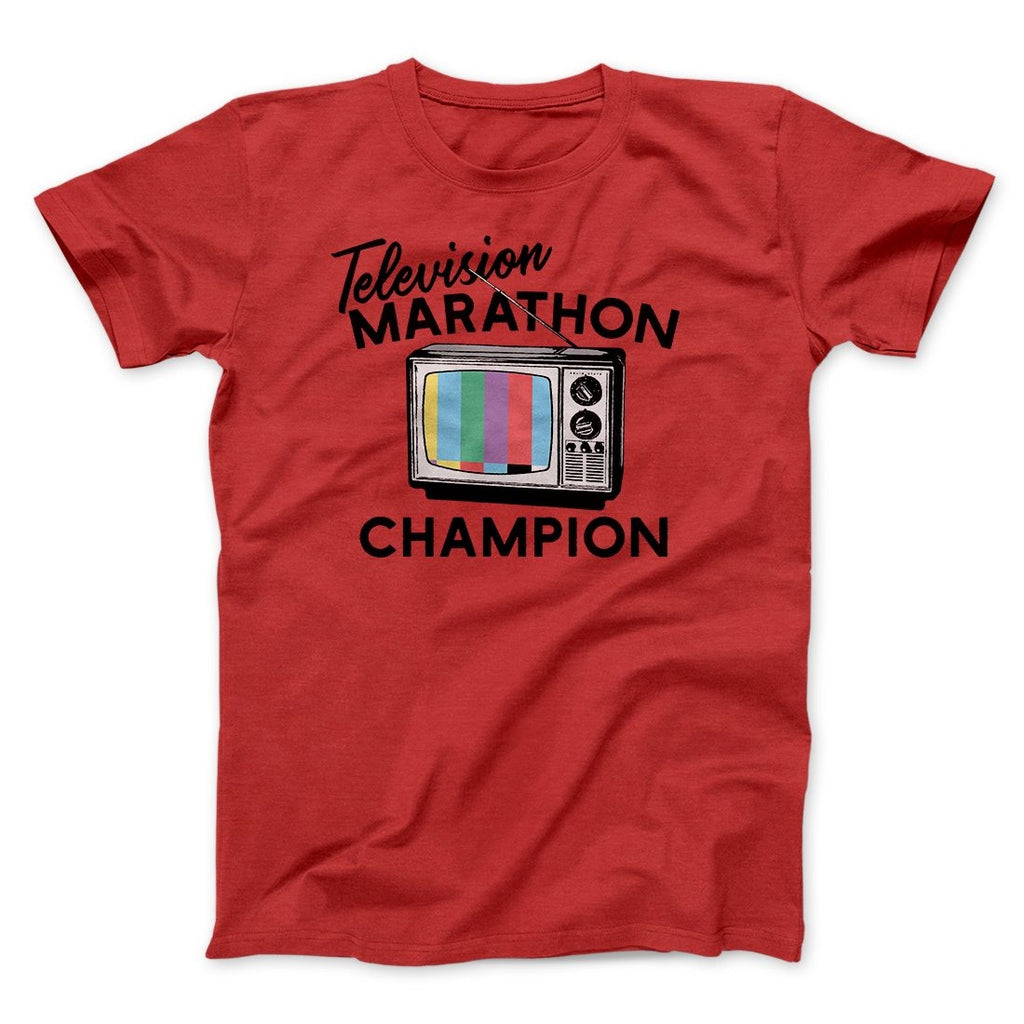 Television Marathon Champion Funny Movie Men/Unisex T-Shirt