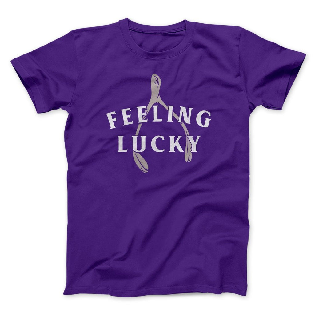 Feeling Lucky Funny Thanksgiving Men/Unisex T-Shirt