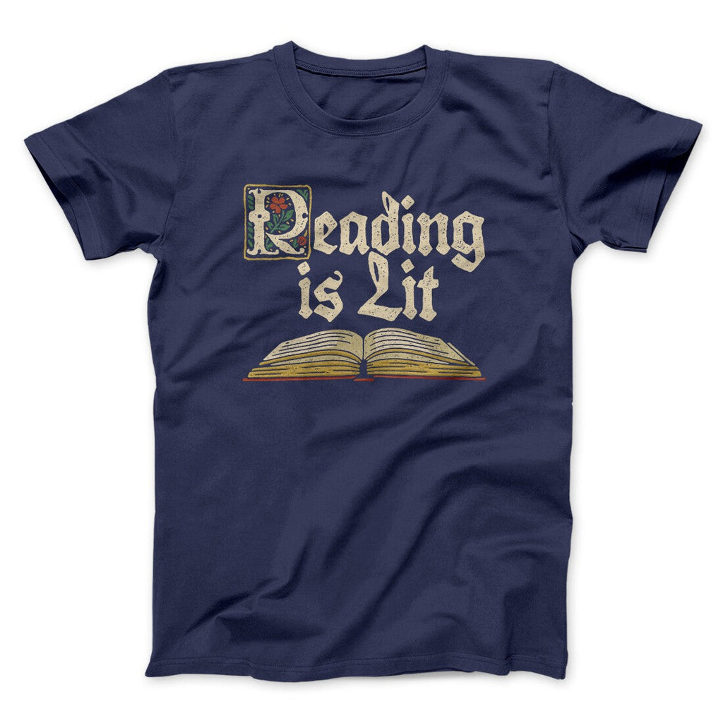Reading Is Lit Men/Unisex T-Shirt